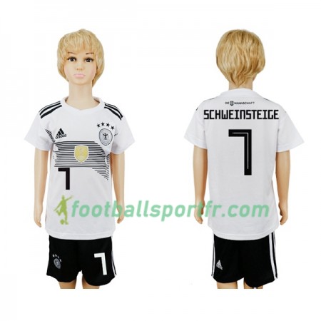 Tenue Allemagne Schweinsteiger 7 Enfant Domicile Coupe du monde 2018 Maillot de Foot